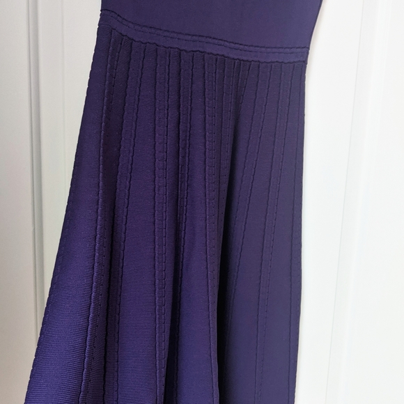 L.K.Bennett London Purple Sleeveless Designer Dress - Picture 3 of 11